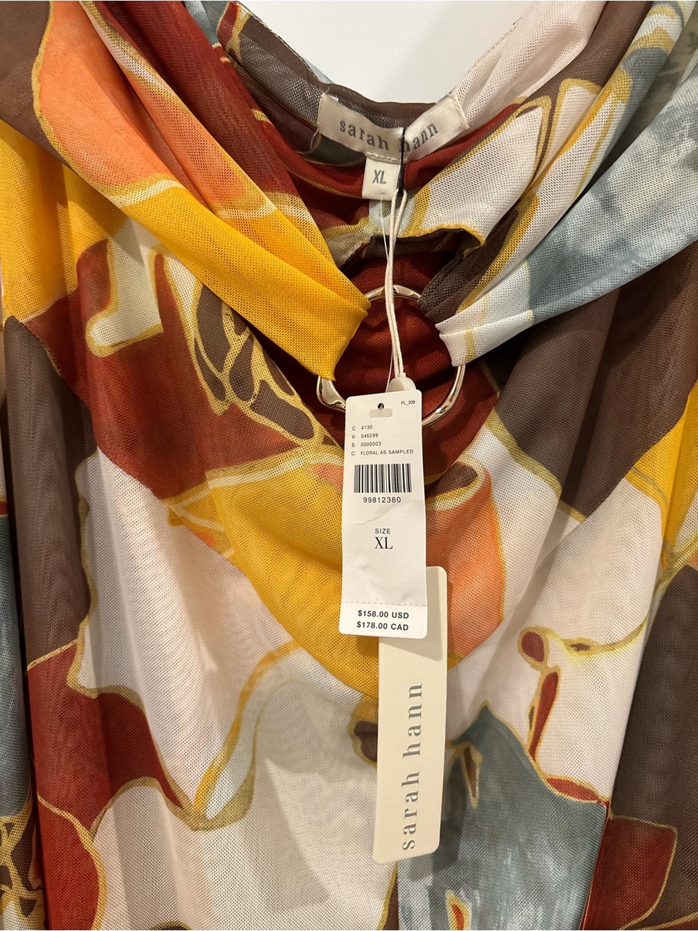 Anthropologie Halter Midi Dress in Multi-Tone Floral - Picture 11 of 11